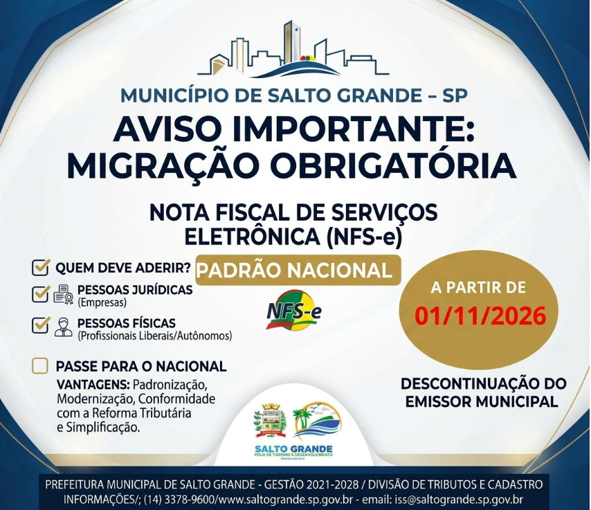 ATENÇÃO ESCRITÓRIOS E PRESTADORES DE SERVIÇOS