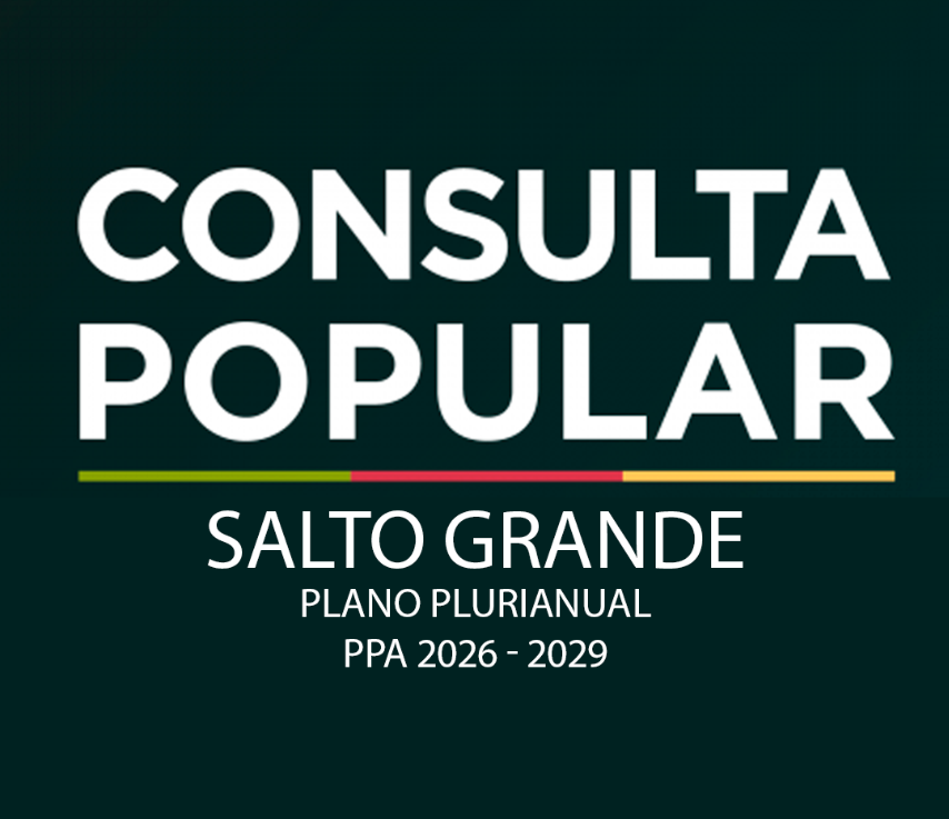 Consulta Pública para Elaboração do Plano Plurianual 2026-2029 (PPA) e para a Lei de Diretrizes Orçamentárias 2026 (LDO)