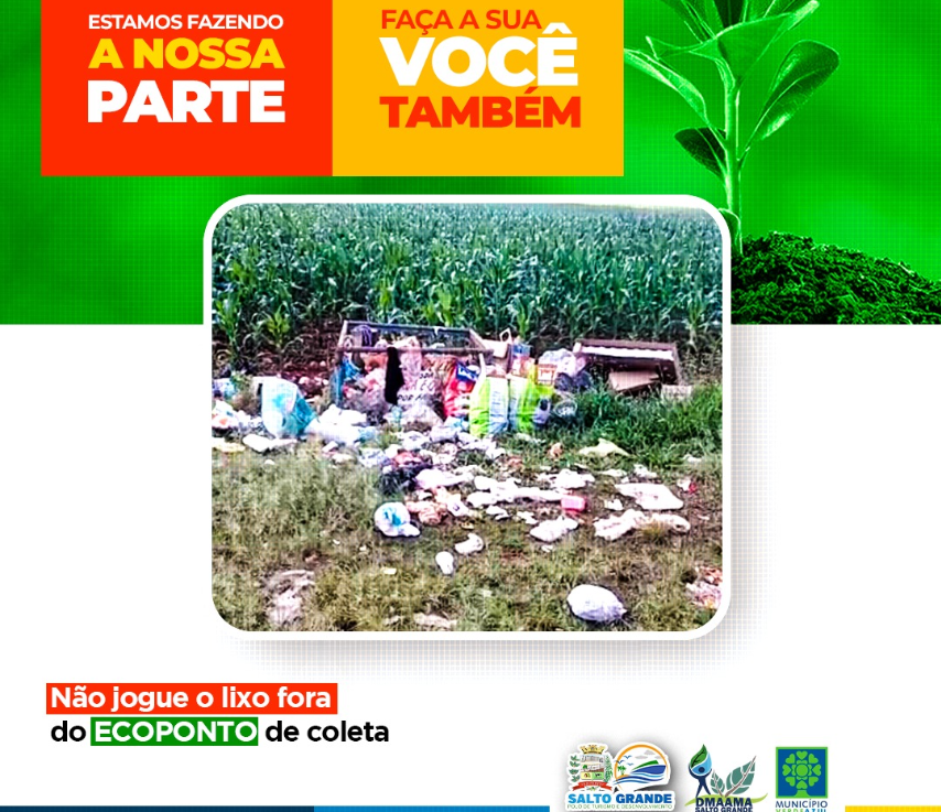 Descarte incorreto de lixo prejudica a coleta municipal