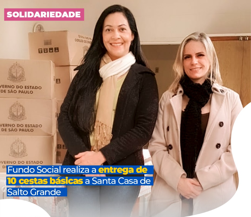 Fundo Social faz a entrega de cestas básicas a entidades assistenciais do município