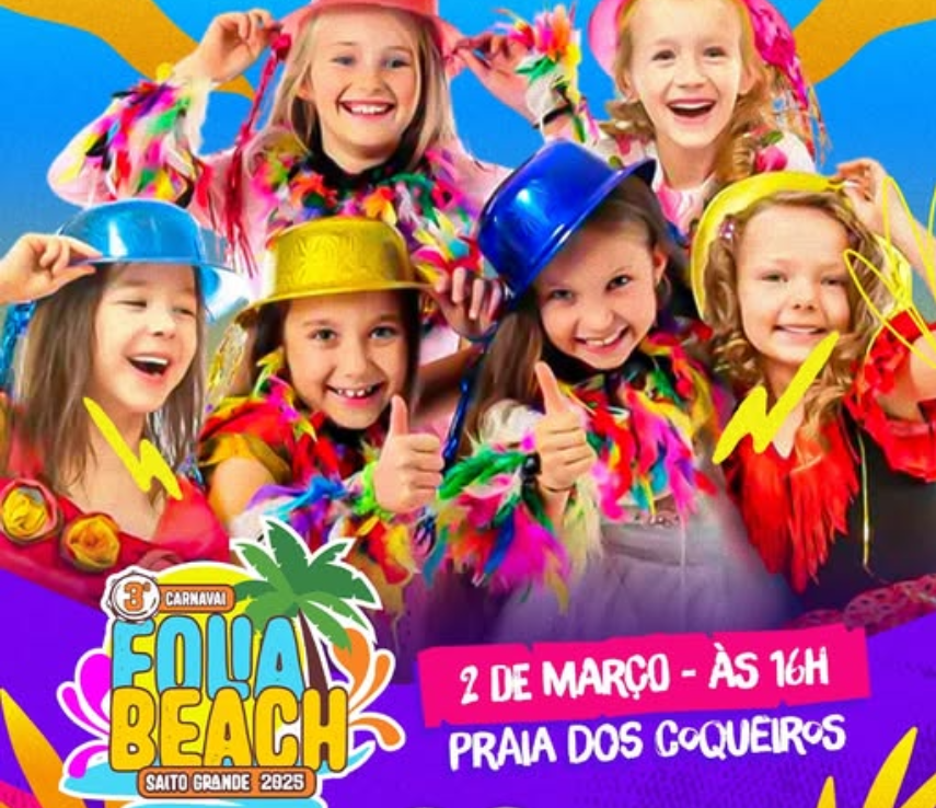 HOJE TEM MATINÊ NO FOLIA BEACH!