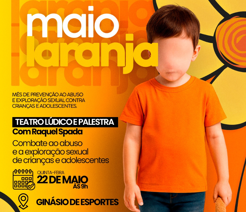 MAIO LARANJA | Salto Grande na luta contra o abuso infantil
