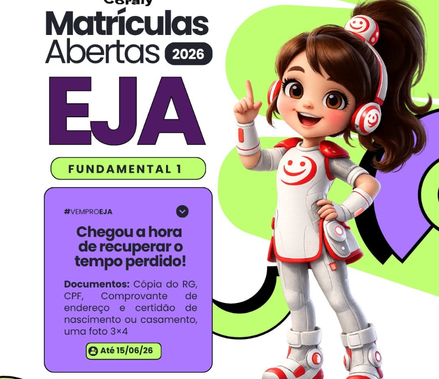 MATRÍCULAS ABERTAS – EJA 2026
