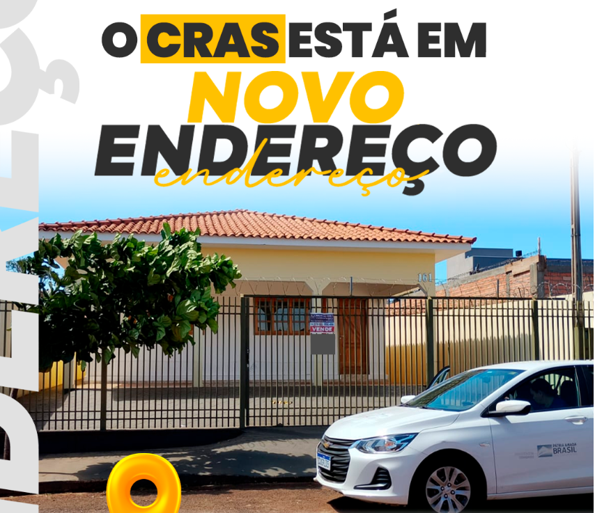 O CRAS de Salto Grande está de casa nova!