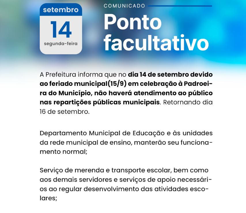 Ponto Facultativo