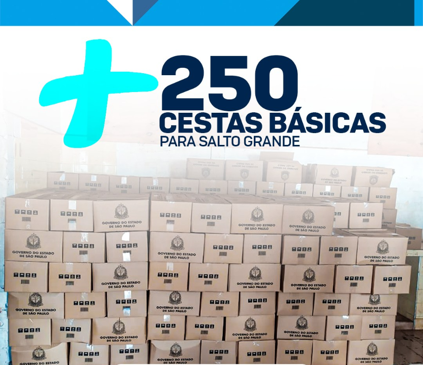 Prefeitura recebe doação de 250 cestas básicas do Fundo Social de São Paulo – FUSSP