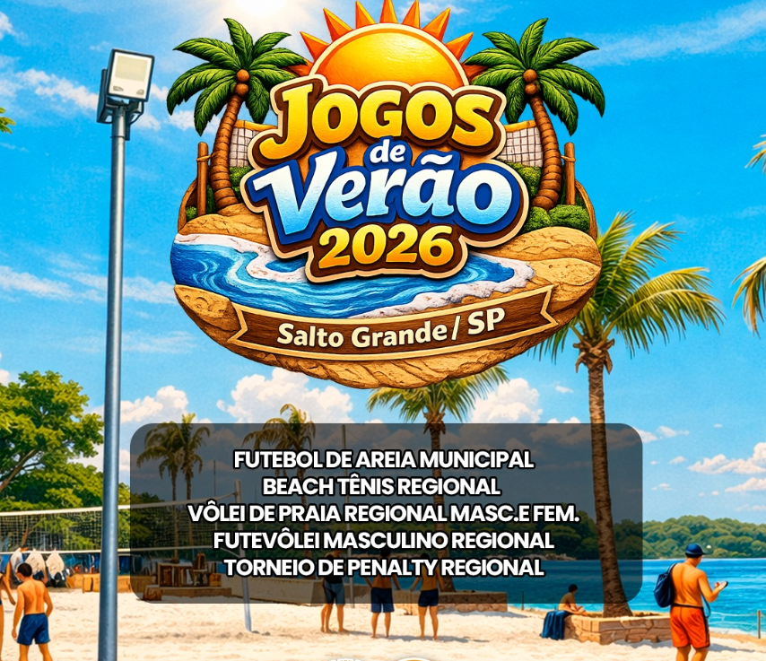 Salto Grande anuncia Jogos de Verão 2026